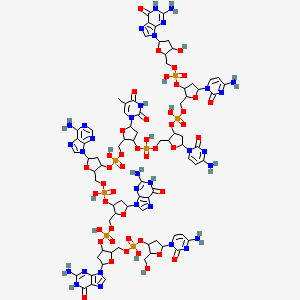 molecular formula C77H98N31O46P7 B12761560 Einecs 296-360-3 CAS No. 92527-99-6