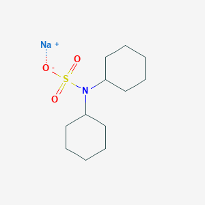 molecular formula C12H22NNaO3S B12761667 Sodium dicyclohexylsulfamate CAS No. 114723-27-2
