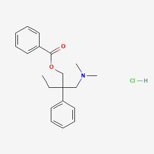 molecular formula C20H26ClNO2 B12761687 Benzobutamine hydrochloride CAS No. 64082-37-7