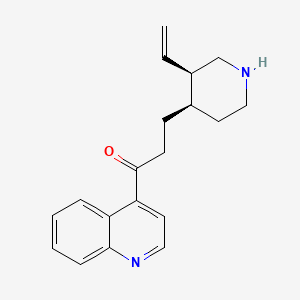 molecular formula C19H22N2O B12761714 Cinchotoxine CAS No. 69-24-9