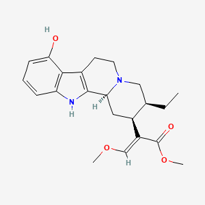 molecular formula C22H28N2O4 B12761782 9-O-Demethylmitragynine CAS No. 425623-55-8