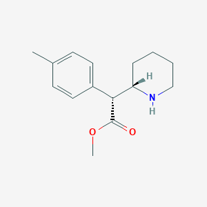 molecular formula C15H21NO2 B12761866 Threo-4-methylmethylphenidate CAS No. 467468-40-2