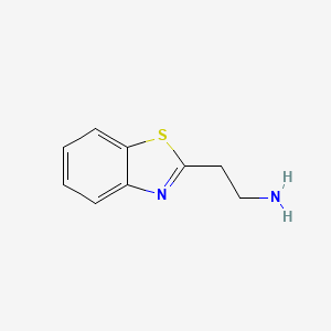 molecular formula C9H10N2S B1276208 2-(1,3-Benzothiazol-2-yl)ethanamine CAS No. 82928-10-7