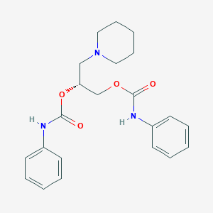 molecular formula C22H27N3O4 B12762083 Diperodon anhydrous, (R)- CAS No. 440351-37-1