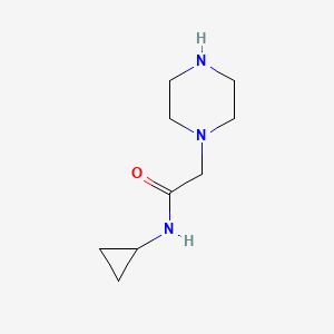 N-cyclopropyl-2-piperazin-1-ylacetamide