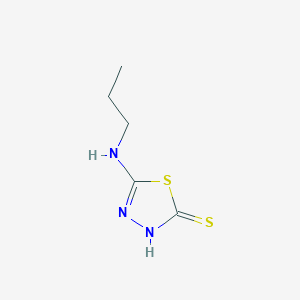 molecular formula C5H9N3S2 B1276212 5-(Propylamino)-1,3,4-thiadiazole-2-thiol CAS No. 125908-44-3