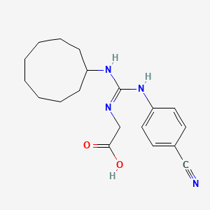 molecular formula C19H26N4O2 B12762203 Sucrononic acid CAS No. 116869-55-7
