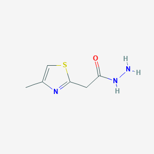molecular formula C6H9N3OS B1276235 2-(4-Methyl-1,3-thiazol-2-yl)acetohydrazide CAS No. 448229-66-1