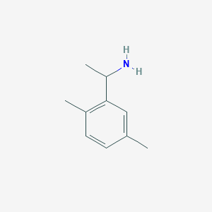 molecular formula C10H15N B1276237 1-(2,5-Dimethylphenyl)ethanamine CAS No. 91251-26-2