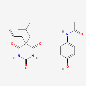 molecular formula C19H25N3O5 B12762411 Axocet CAS No. 624746-94-7