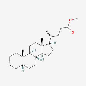 molecular formula C25H42O2 B12762432 Methyl-5beta-cholanoate CAS No. 2204-14-0
