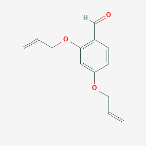 molecular formula C13H14O3 B1276245 2,4-Bis(allyloxy)benzaldehyde CAS No. 96601-10-4
