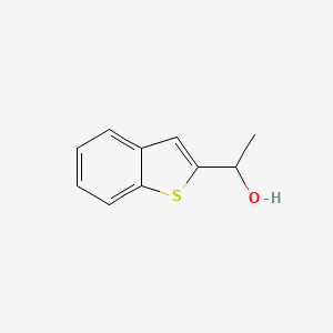 molecular formula C10H10OS B1276246 1-Benzo[b]thiophen-2-yl-ethanol CAS No. 51868-95-2