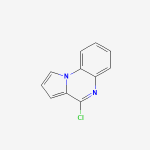 molecular formula C11H7ClN2 B1276247 4-Chloropyrrolo[1,2-a]quinoxaline CAS No. 6025-69-0