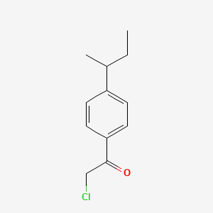 molecular formula C12H15ClO B1276260 1-(4-sec-Butyl-phenyl)-2-chloro-ethanone CAS No. 77234-66-3