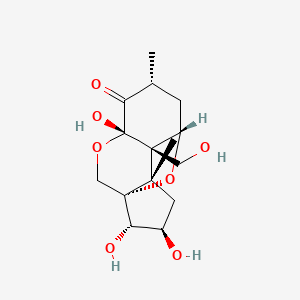 molecular formula C15H22O7 B12762622 Gramilaurone CAS No. 135024-45-2