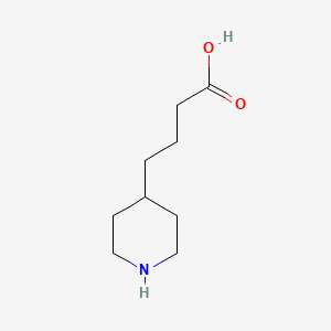 molecular formula C9H17NO2 B1276264 4-(哌啶-4-基)丁酸 CAS No. 90950-44-0