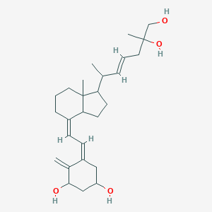 (5Z)-5-[(2Z)-2-[1-[(E)-6,7-dihydroxy-6-methylhept-3-en-2-yl]-7a-methyl-2,3,3a,5,6,7-hexahydro-1H-inden-4-ylidene]ethylidene]-4-methylidenecyclohexane-1,3-diol