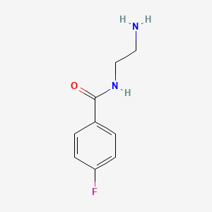 molecular formula C9H11FN2O B1276271 N-(2-aminoethyl)-4-fluorobenzamide CAS No. 94320-00-0
