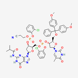 molecular formula C60H60Cl2N8O17P2 B12762723 Einecs 278-846-7 CAS No. 78129-27-8