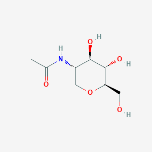 molecular formula C8H15NO5 B127628 1-Deoxy-N-acetylglucosamine CAS No. 144031-00-5