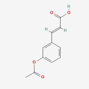molecular formula C11H10O4 B1276283 3-乙酰氧基肉桂酸 CAS No. 20375-42-2