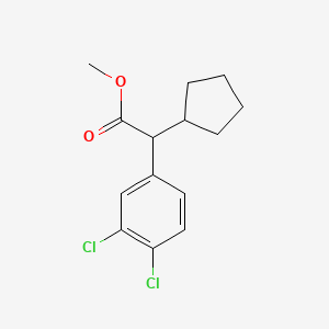 molecular formula C14H16Cl2O2 B12762857 O-2172 CAS No. 521062-92-0