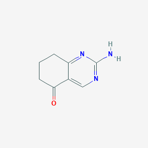 molecular formula C8H9N3O B1276294 2-氨基-7,8-二氢喹唑啉-5(6H)-酮 CAS No. 21599-36-0