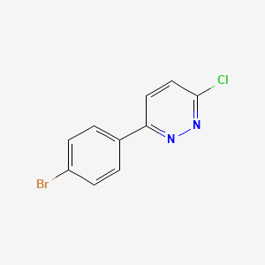 molecular formula C10H6BrClN2 B1276305 3-(4-Bromophenyl)-6-chloropyridazine CAS No. 66548-50-3
