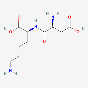 molecular formula C10H19N3O5 B1276327 Asp-Lys CAS No. 5891-51-0