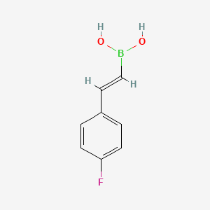 molecular formula C8H8BFO2 B1276328 trans-2-(4-Fluorophenyl)vinylboronic acid CAS No. 214907-24-1