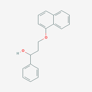 molecular formula C19H18O2 B127633 3-(1-Naphthalenyloxy)-1-phenyl-1-propanol CAS No. 908291-72-5