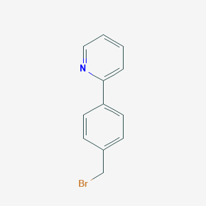 molecular formula C12H10BrN B127634 2-(4-Bromomethylphenyl)pyridine CAS No. 52199-24-3
