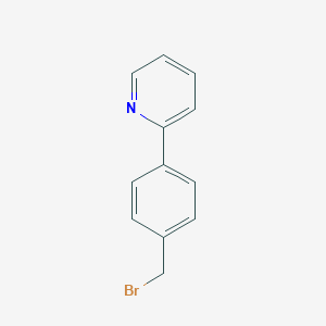 molecular formula C12H10BrN B127634 2-(4-(Bromomethyl)phenyl)pyridine CAS No. 52199-24-3