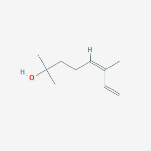 molecular formula C10H18O B12763585 5,7-Octadien-2-ol, 2,6-dimethyl-, (Z)- CAS No. 7643-59-6
