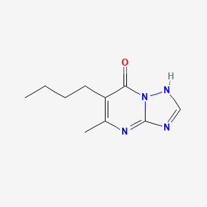 B1276399 6-butyl-5-methyl[1,2,4]triazolo[1,5-a]pyrimidin-7(4H)-one CAS No. 18811-57-9