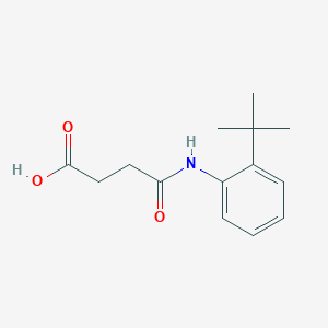 molecular formula C14H19NO3 B1276405 4-[(2-Tert-butylphenyl)amino]-4-oxobutanoic acid CAS No. 904807-77-8