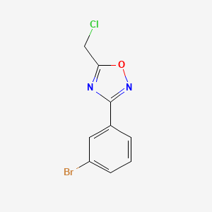 3-(3-Bromophenyl)-5-(chloromethyl)-1,2,4-oxadiazole