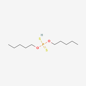 molecular formula C10H23O2PS2 B12764280 Diamyl dithiophosphate CAS No. 2253-54-5