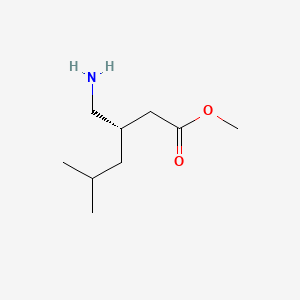 molecular formula C9H19NO2 B12764331 Pregabalin methyl ester CAS No. 779325-26-7