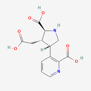 molecular formula C13H14N2O6 B12764461 Acromelic acid E CAS No. 145237-01-0