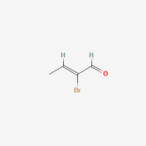 molecular formula C4H5BrO B1276448 2-Bromocrotonaldehyde CAS No. 24247-53-8