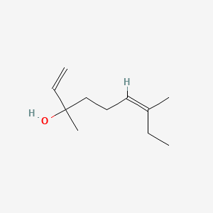 molecular formula C11H20O B12764531 (6Z)-3,7-dimethylnona-1,6-dien-3-ol CAS No. 54592-32-4
