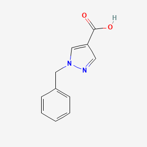 molecular formula C11H10N2O2 B1276456 1-Benzyl-1H-pyrazole-4-carboxylic acid CAS No. 401647-24-3
