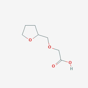 molecular formula C7H12O4 B1276459 2-(Oxolan-2-ylmethoxy)acetic acid CAS No. 854702-18-4