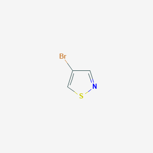 molecular formula C3H2BrNS B1276463 4-溴异噻唑 CAS No. 24340-77-0