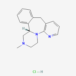 molecular formula C17H20ClN3 B12764641 Esmirtazapine hydrochloride CAS No. 1448014-35-4
