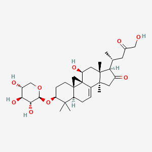 molecular formula C32H48O9 B12764775 Cimicifugoside H-3 CAS No. 163046-74-0