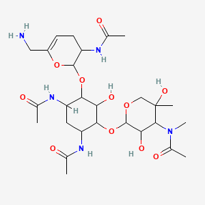 molecular formula C27H45N5O11 B12764946 Einecs 264-461-1 CAS No. 63785-78-4