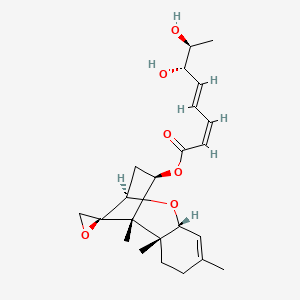 molecular formula C23H32O6 B12764978 Trichodermadienediol A CAS No. 76740-74-4